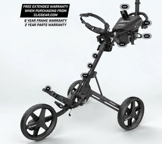 Clicgear 4.5 manual trolley, slate gray