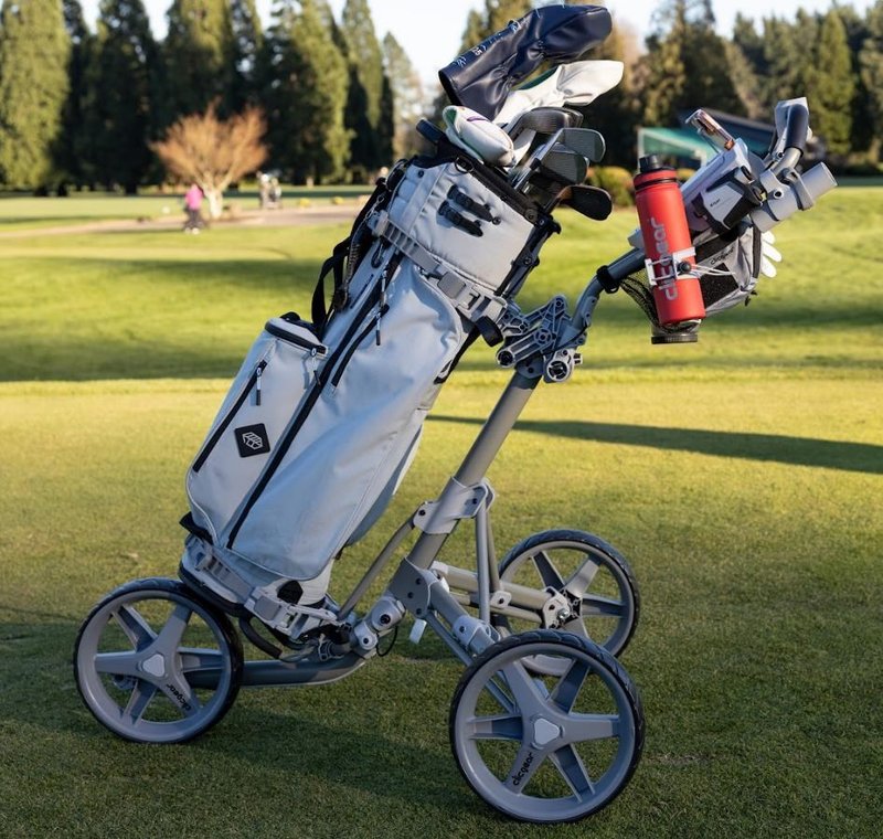 Clicgear 4.5 manual trolley, slate gray