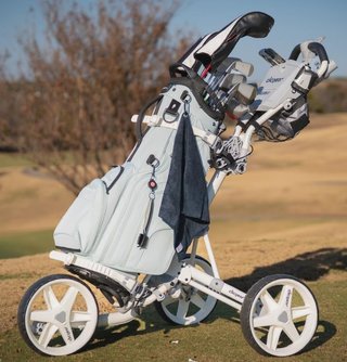 Clicgear 4.5 manual trolley, pink