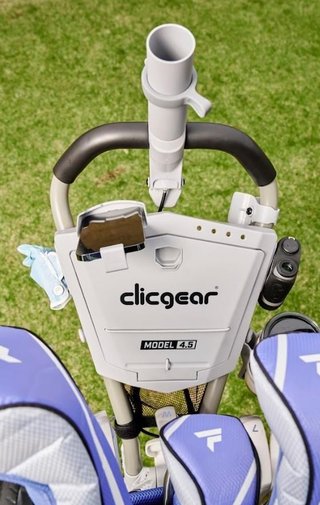 Clicgear 4.5 manual trolley, pink