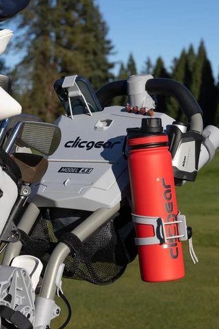 Clicgear 4.5 manual trolley, white