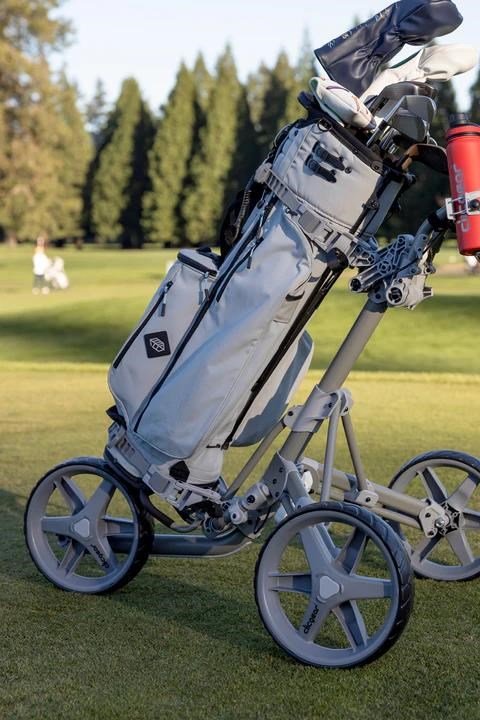 Clicgear 4.5 manual trolley, white