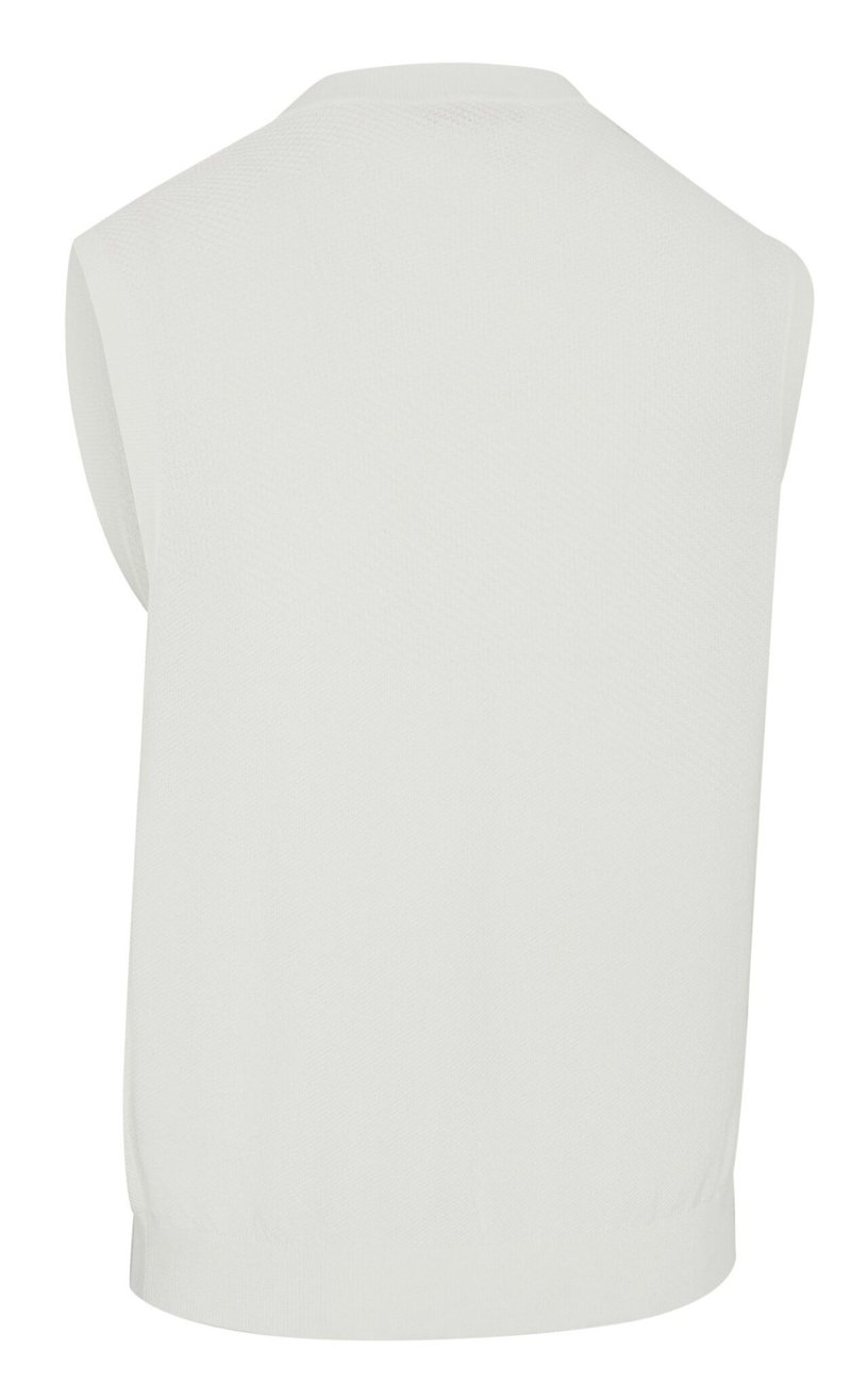 Callaway Mid Century men's vest, bright white