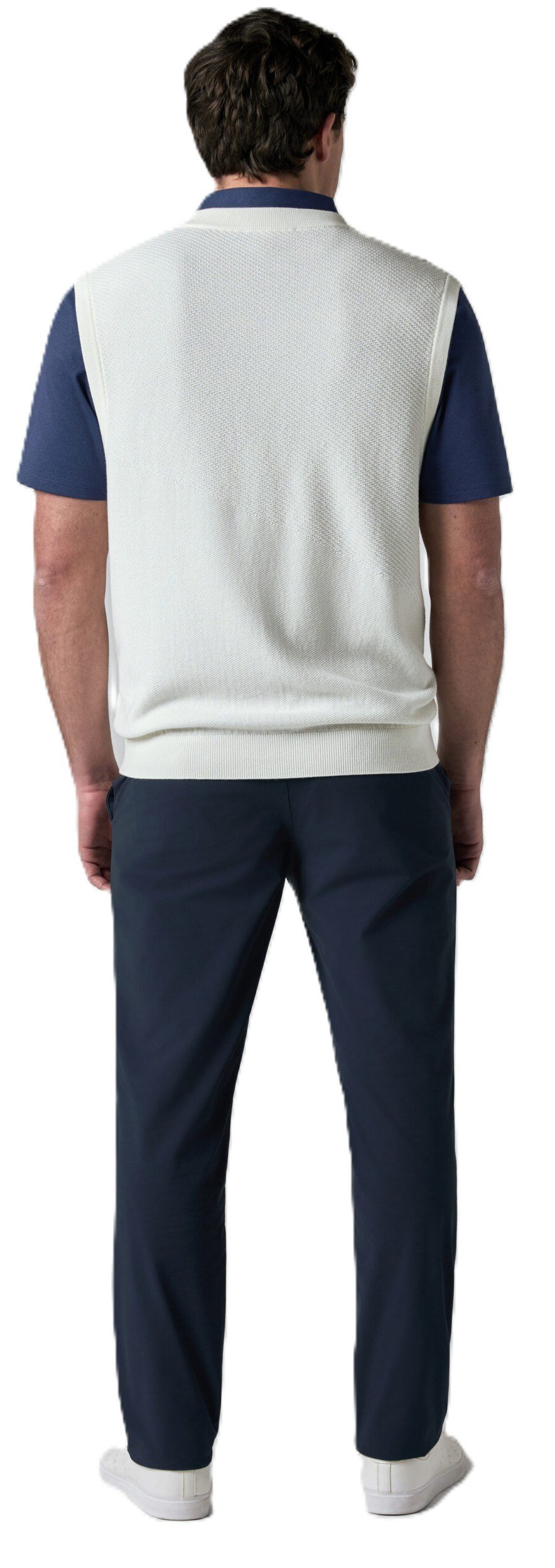 Callaway Mid Century men's vest, bright white