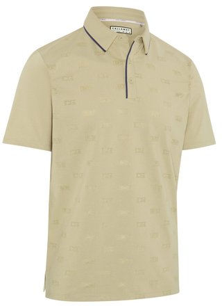 Callaway Mid Century Jacquard men's polo, fields of rye