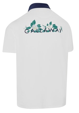 Callaway Mid Century men's polo, bright white