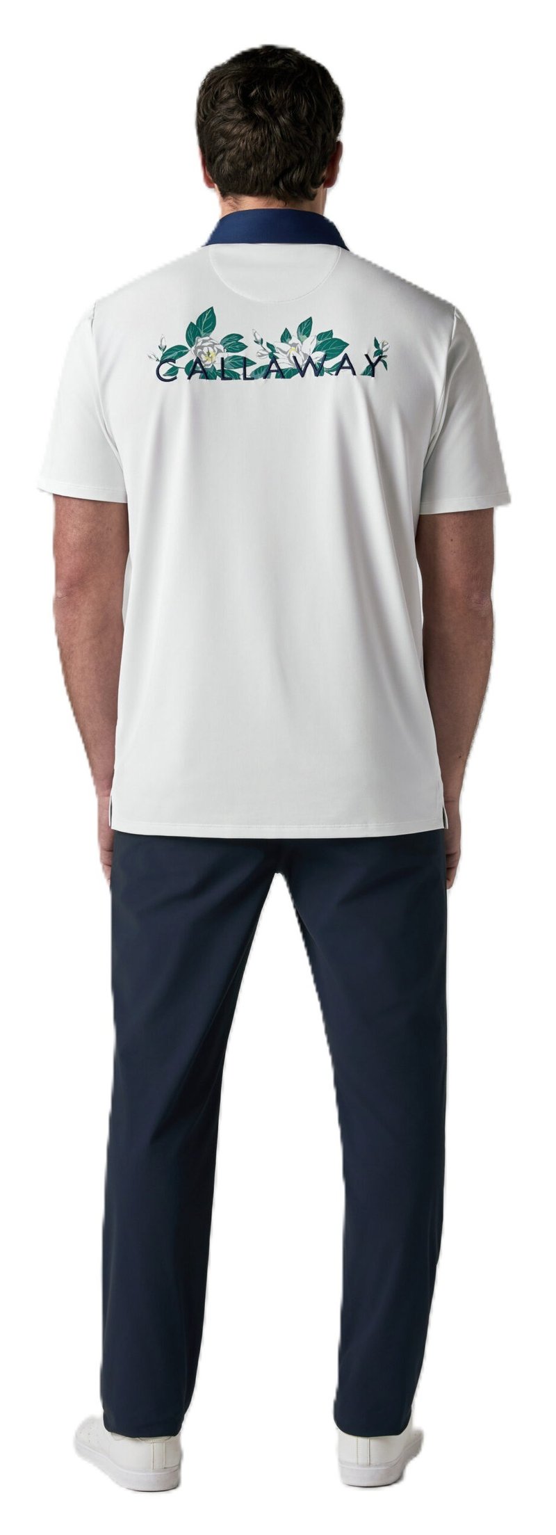 Callaway Mid Century men's polo, bright white