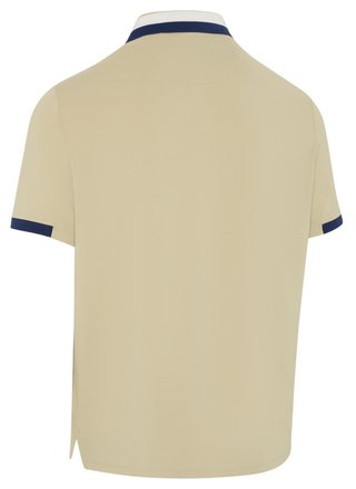 Callaway Mid Century Striped Rib Collar men's polo, fields of rye