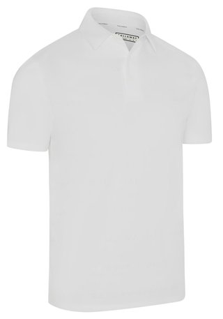 Callaway Mid Century Jacquard men's polo, bright white