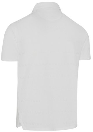 Callaway Mid Century Jacquard men's polo, bright white
