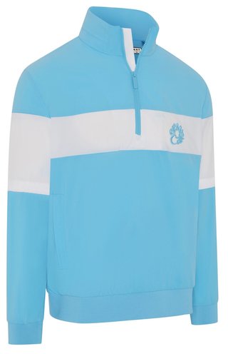 Callaway Modern Traveler Half Zip Convertible men's jacket, blue bossom