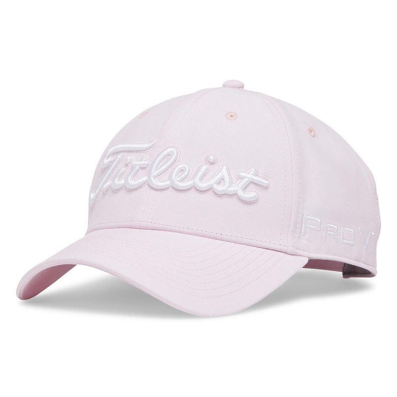 Titleist Tour Performance men's cap, pale pink/white
