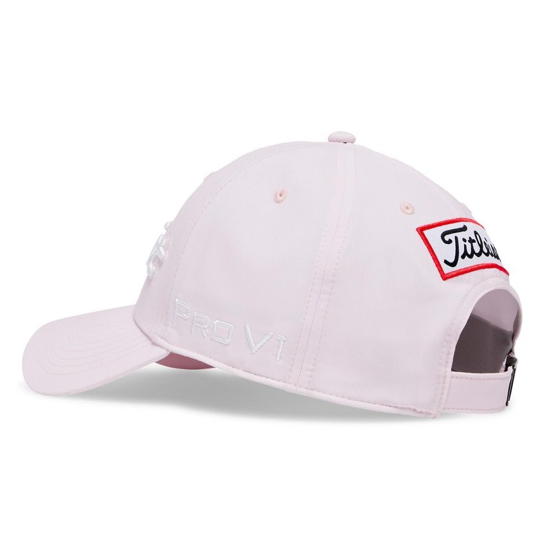 Titleist Tour Performance men's cap, pale pink/white