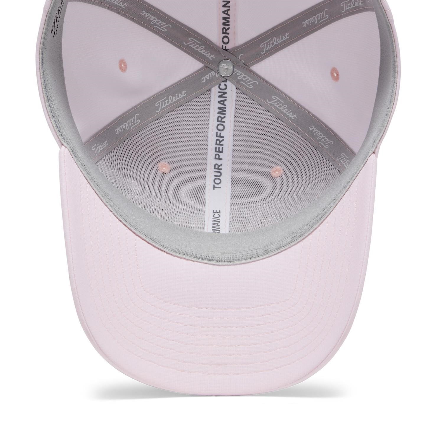 Titleist Tour Performance men's cap, pale pink/white