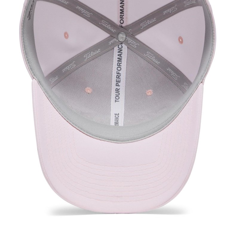 Titleist Tour Performance men's cap, pale pink/white