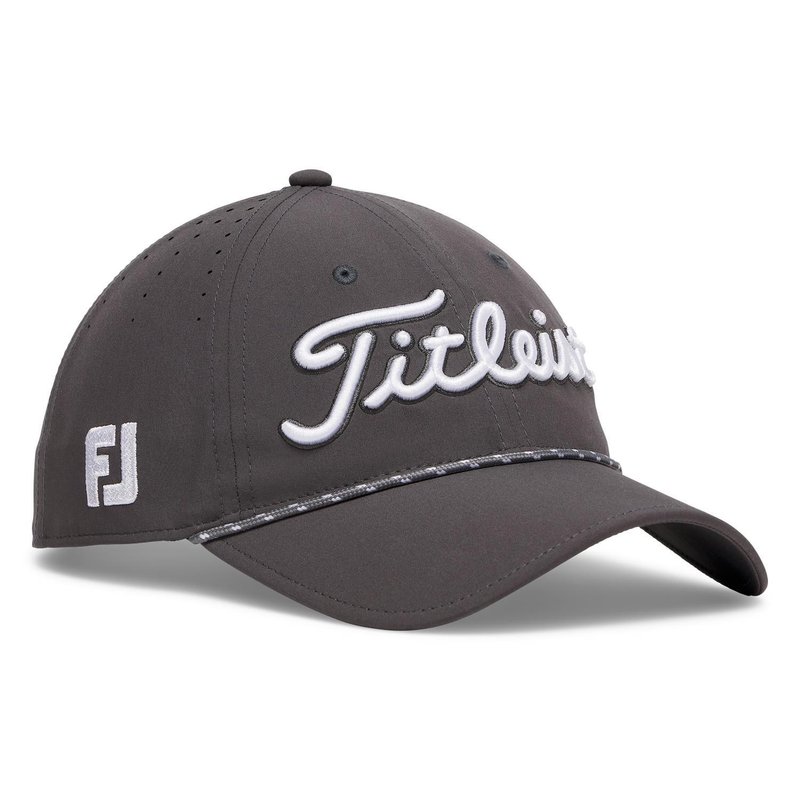 Titleist Tour Breezer men's cap, charcoal/white