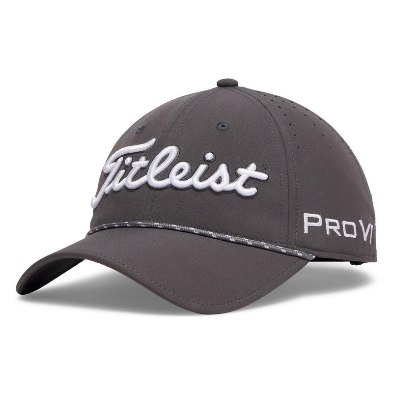Titleist Tour Breezer men's cap, charcoal/white