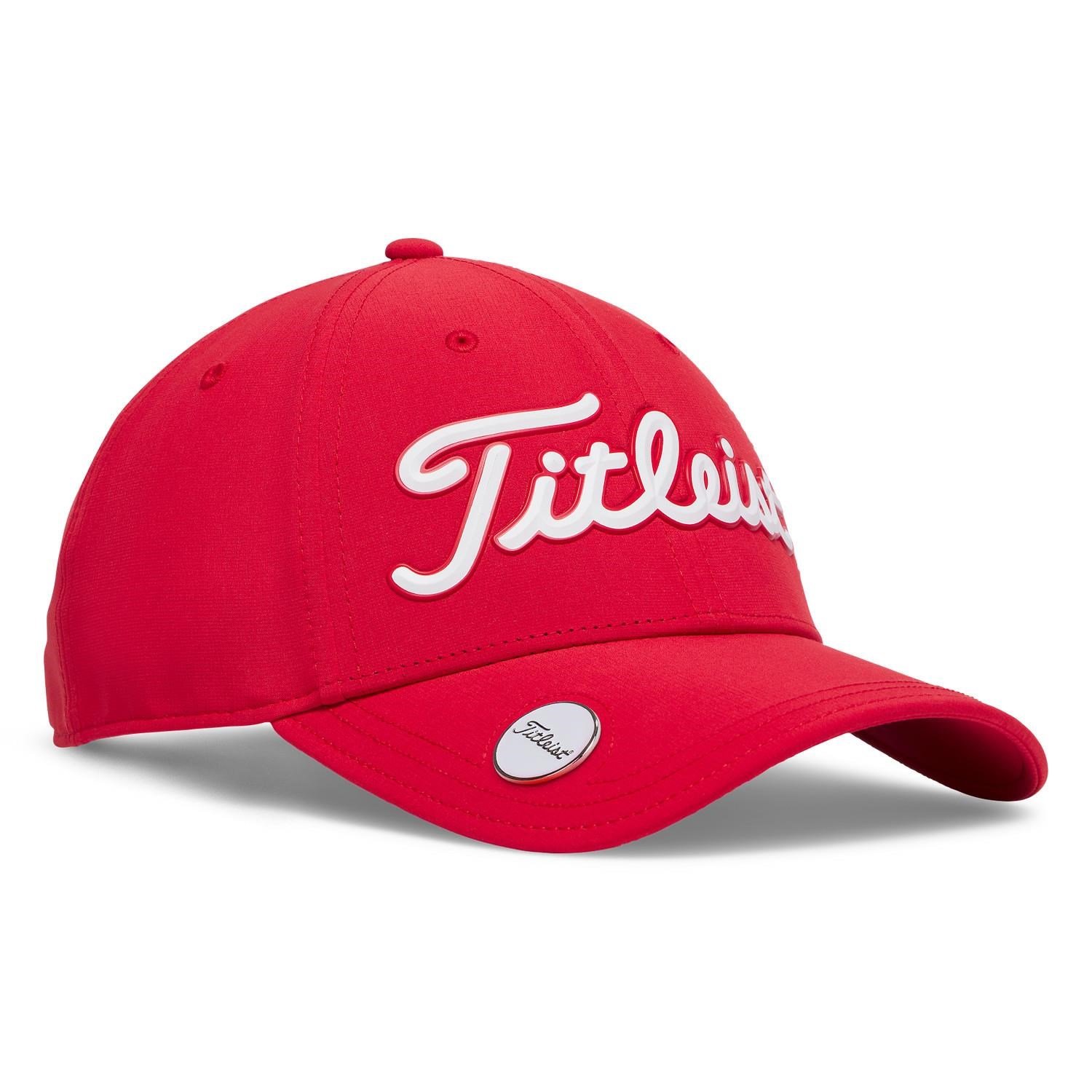 Titleist Players Ball Marker men's cap, red/white