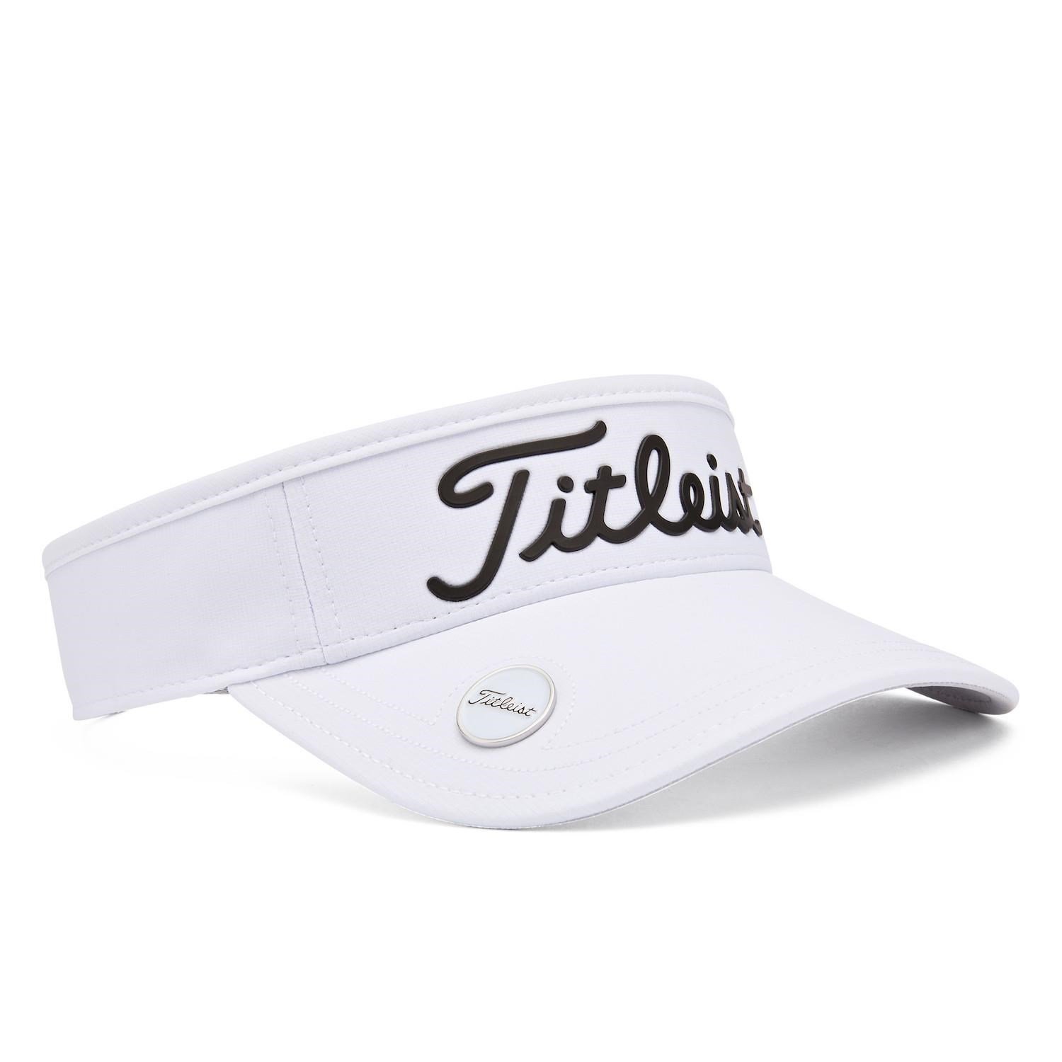 Titleist Players Ball Marker unisex visor, white/black