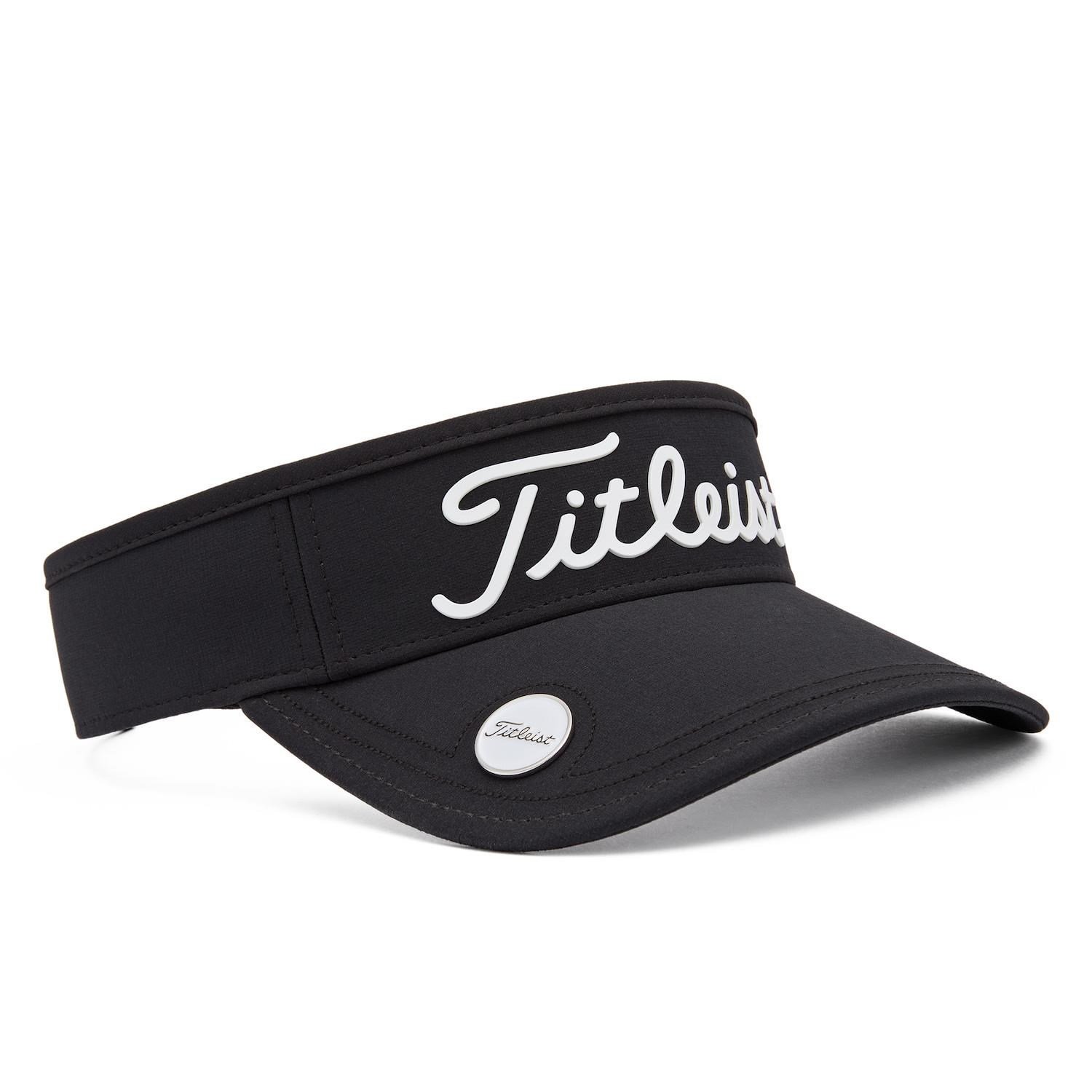 Titleist Players Ball Marker unisex visor, black/white