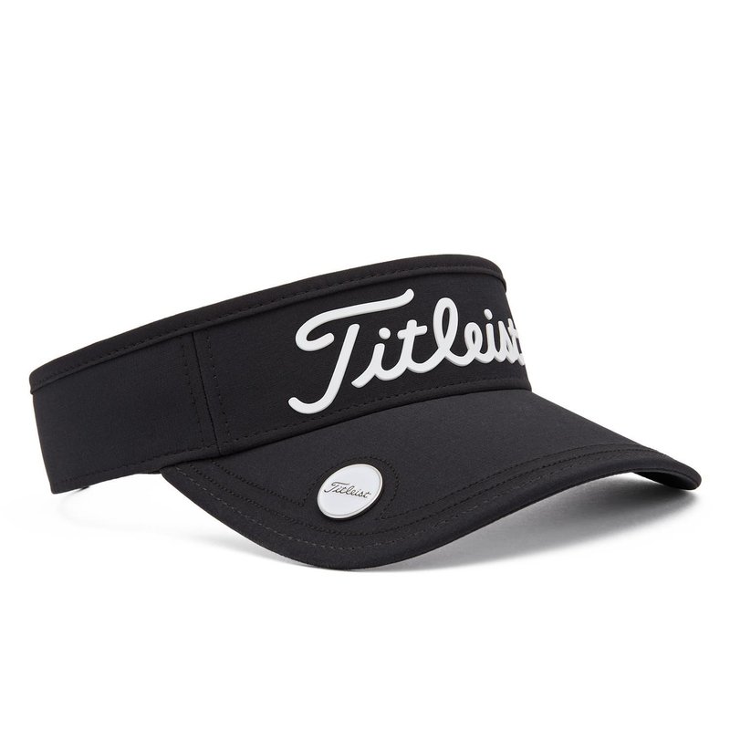 Titleist Players Ball Marker unisex visor, black/white