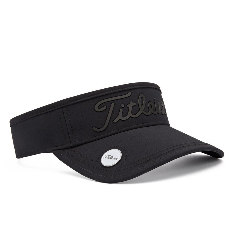Titleist Players Ball Marker unisex visor, black/black