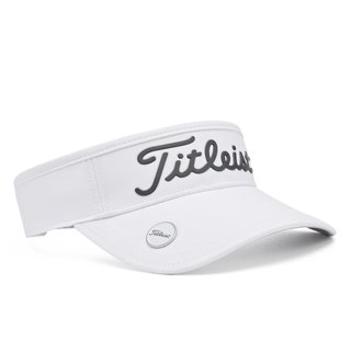Titleist Players Ball Marker unisex visor, white/charcoal