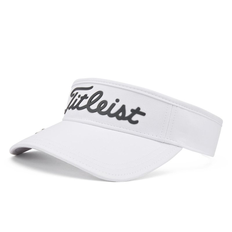 Titleist Players Ball Marker unisex visor, white/charcoal