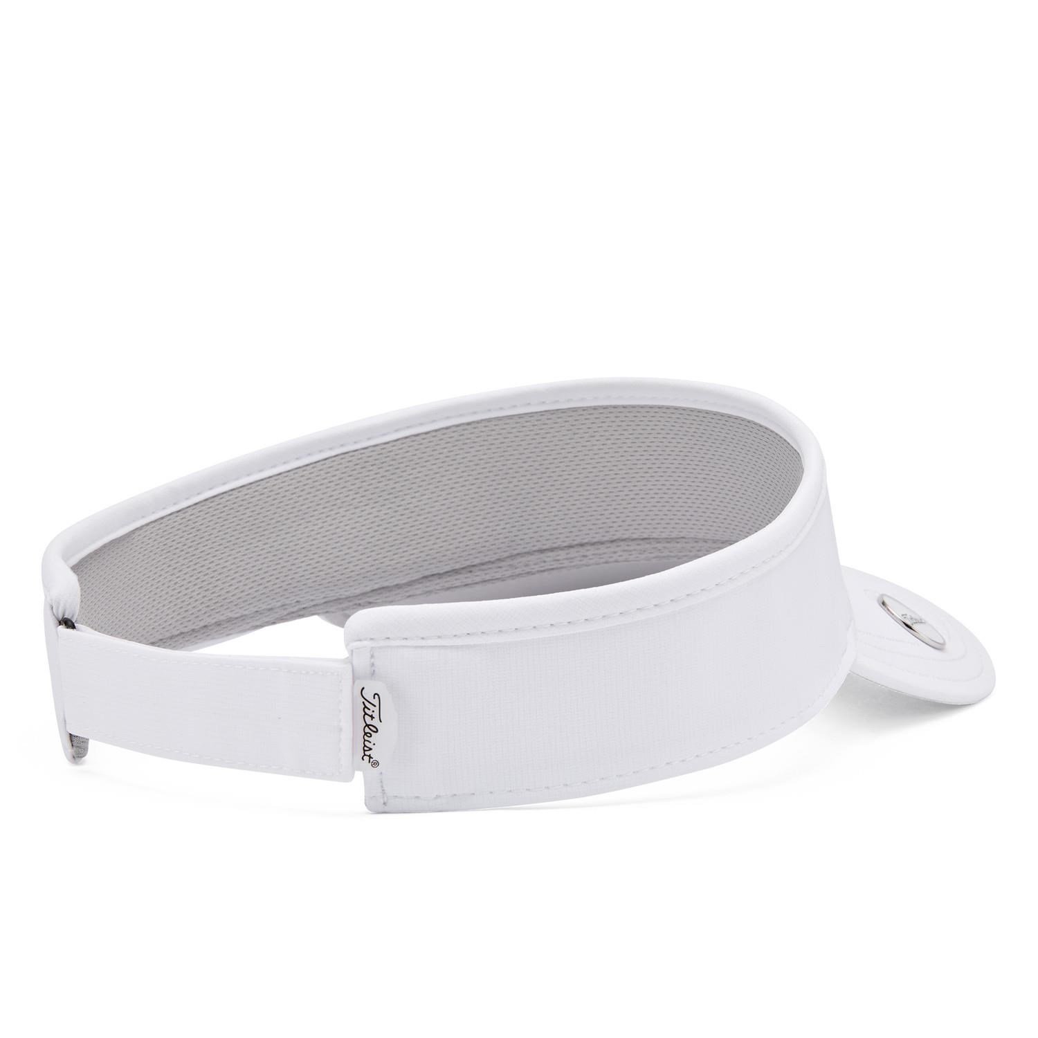 Titleist Players Ball Marker unisex visor, white/charcoal