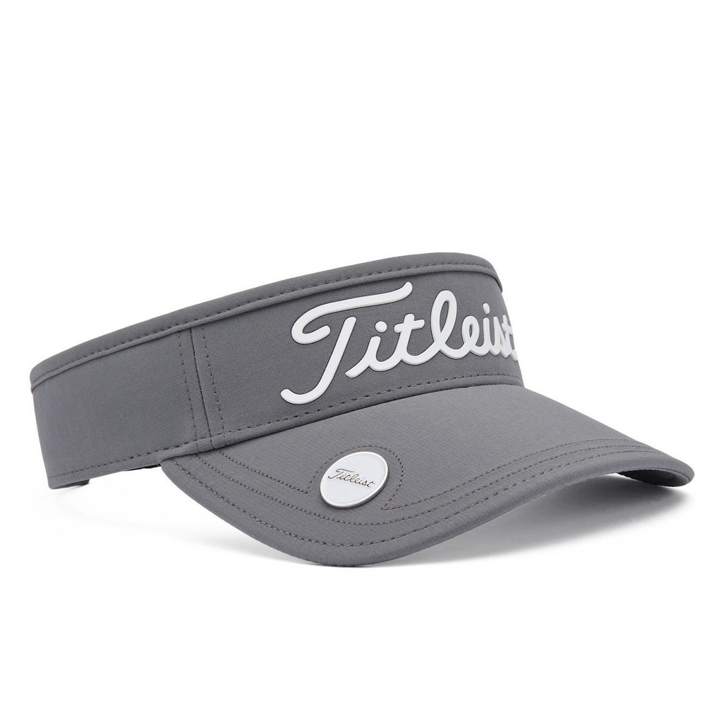 Titleist Players Ball Marker unisex visor, charcoal/white