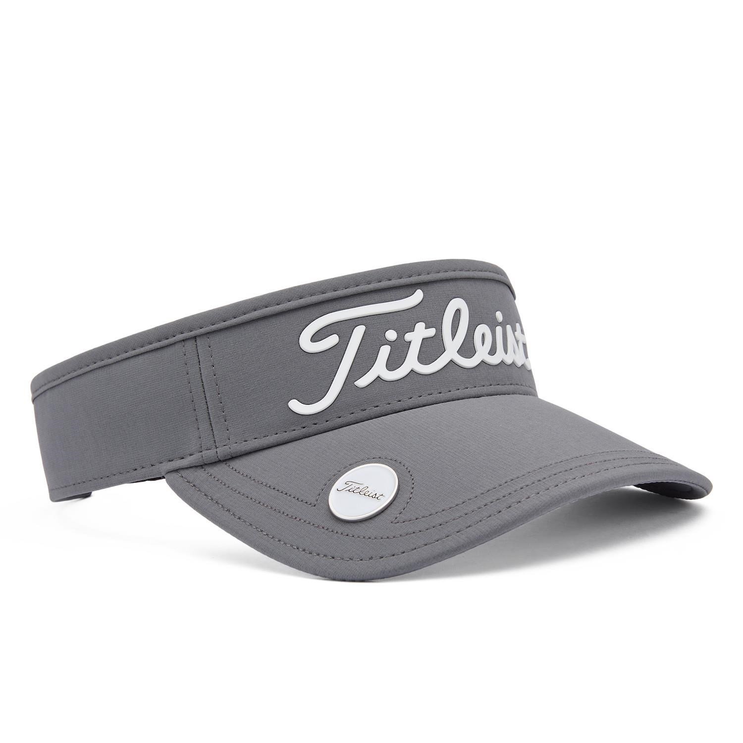 Titleist Players Ball Marker unisex visor, charcoal/white