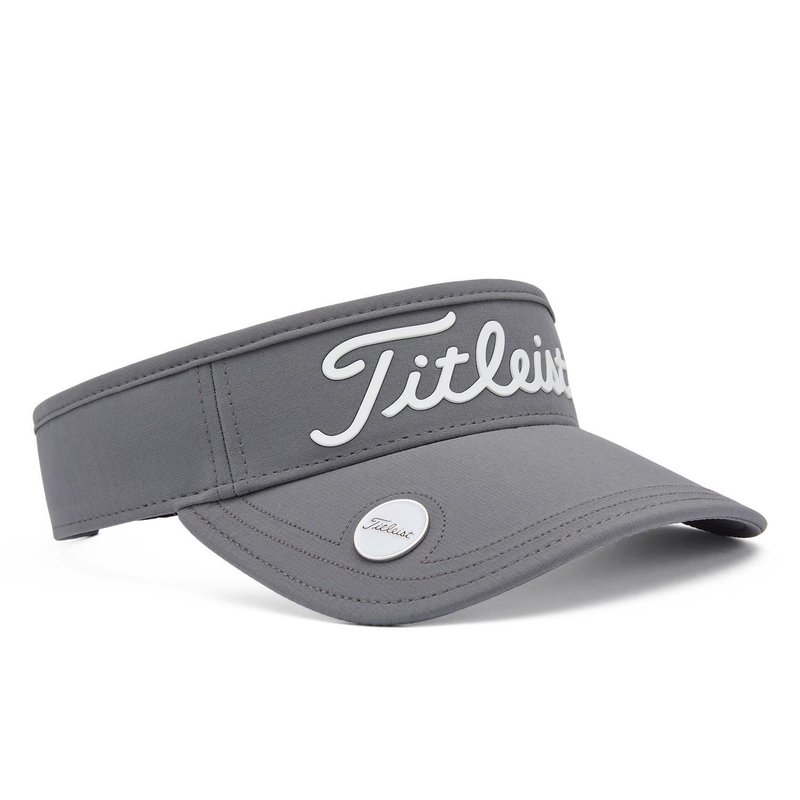 Titleist Players Ball Marker unisex visor, charcoal/white