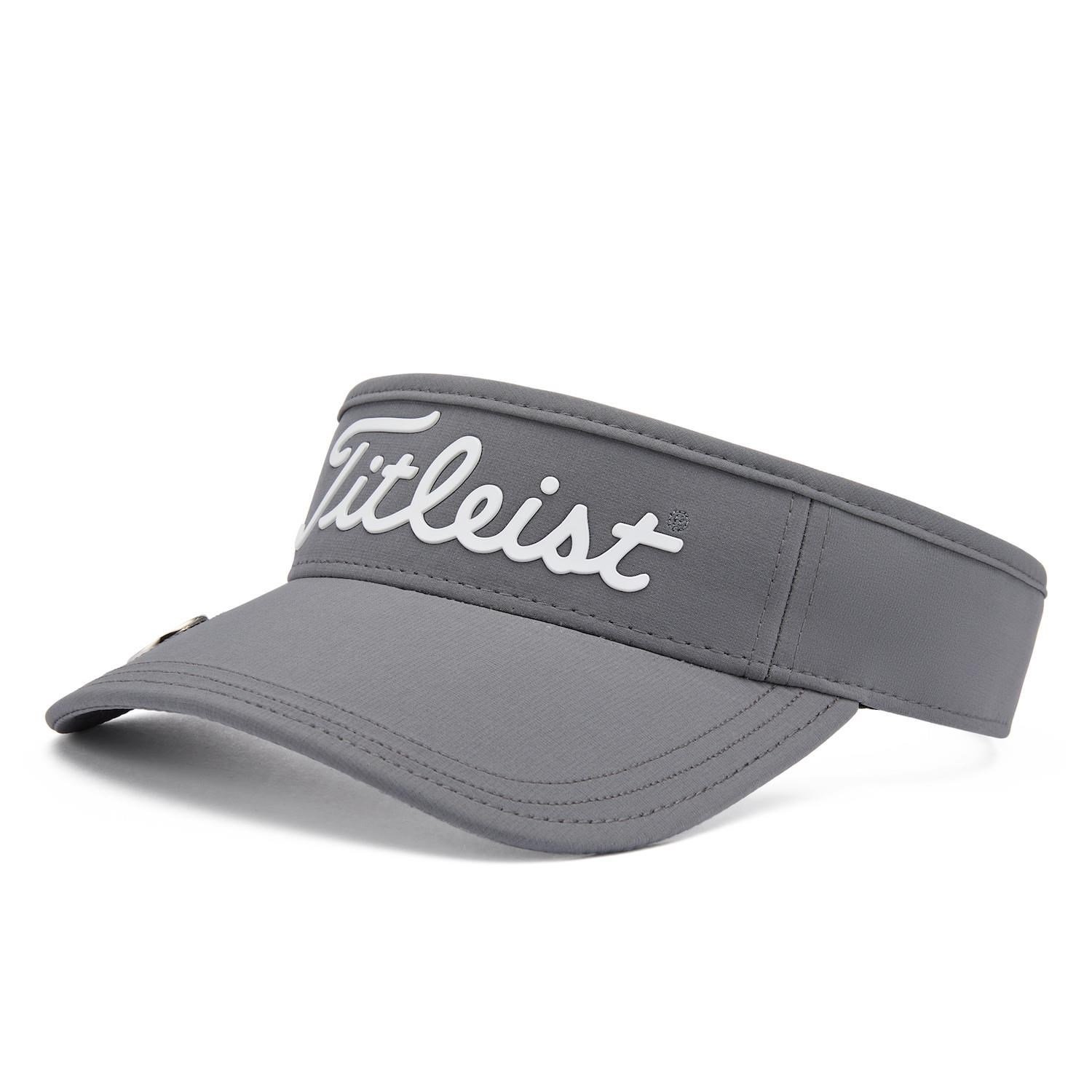 Titleist Players Ball Marker unisex visor, charcoal/white