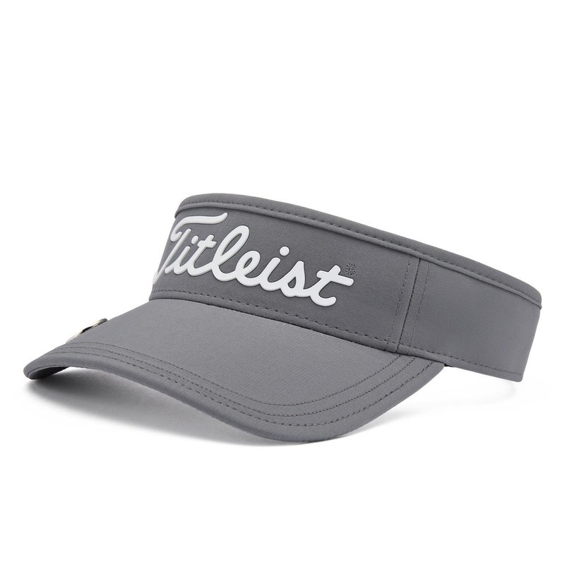 Titleist Players Ball Marker unisex visor, charcoal/white