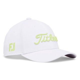 Titleist Junior Tour Performance junior cap, white/light lime