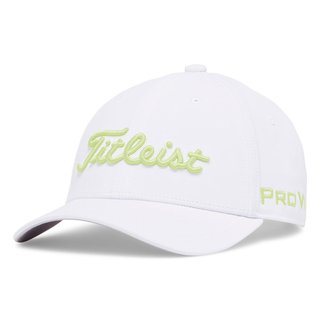 Titleist Junior Tour Performance junior cap, white/light lime