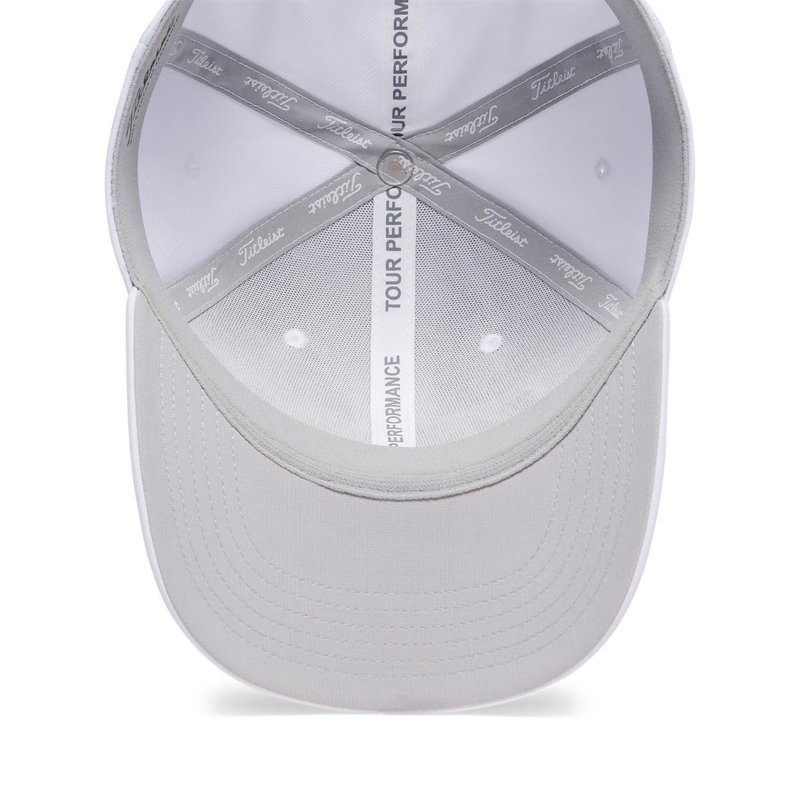 Titleist Junior Tour Performance junior cap, white/light lime