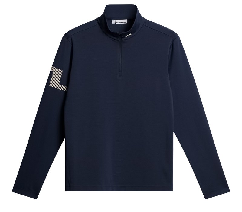 J.Lindeberg Heath Strike Mid Layer men's sweatshirt, JL Navy