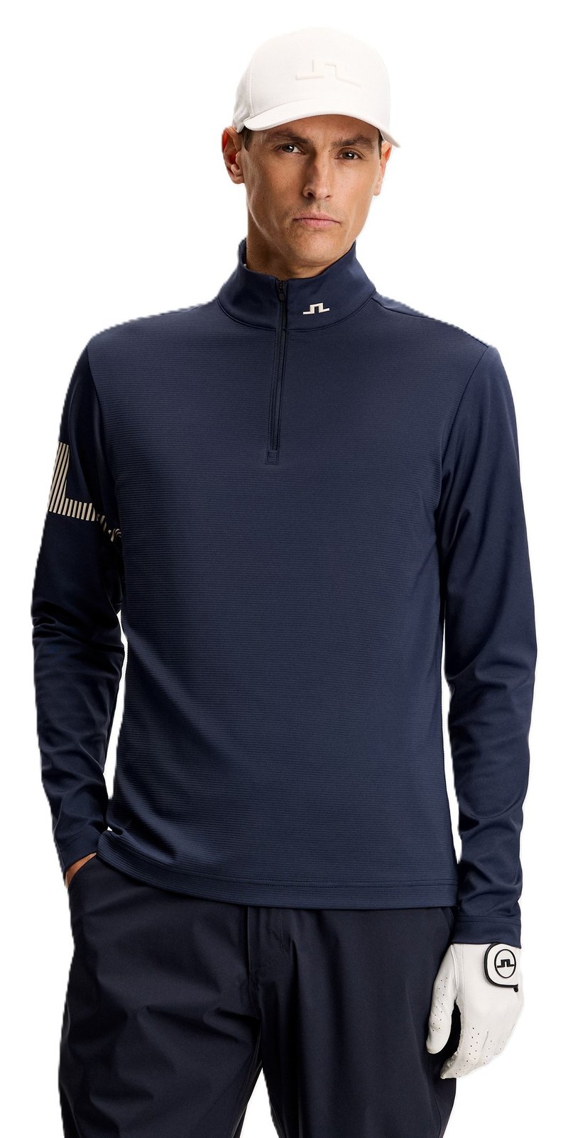 J.Lindeberg Heath Strike Mid Layer men's sweatshirt, JL Navy