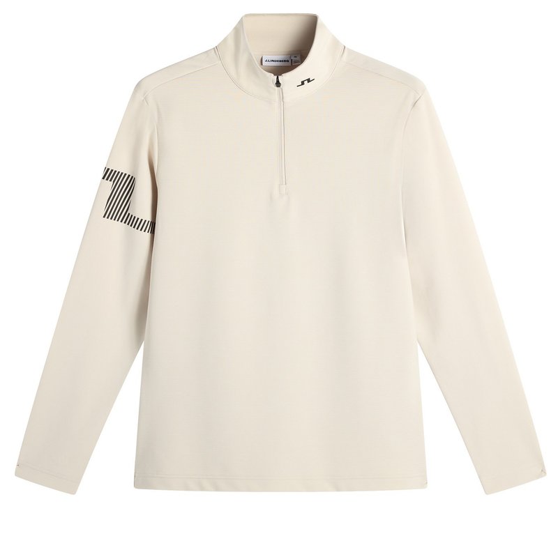 J.Lindeberg Heath Strike Mid Layer men's sweatshirt, moonbeam