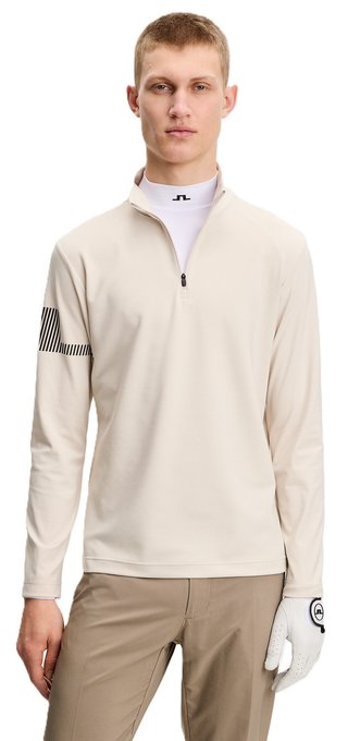 J.Lindeberg Heath Strike Mid Layer men's sweatshirt, moonbeam