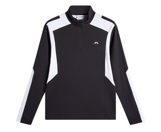 J.Lindeberg Lukas Quarter Zip men's sweatshirt, black