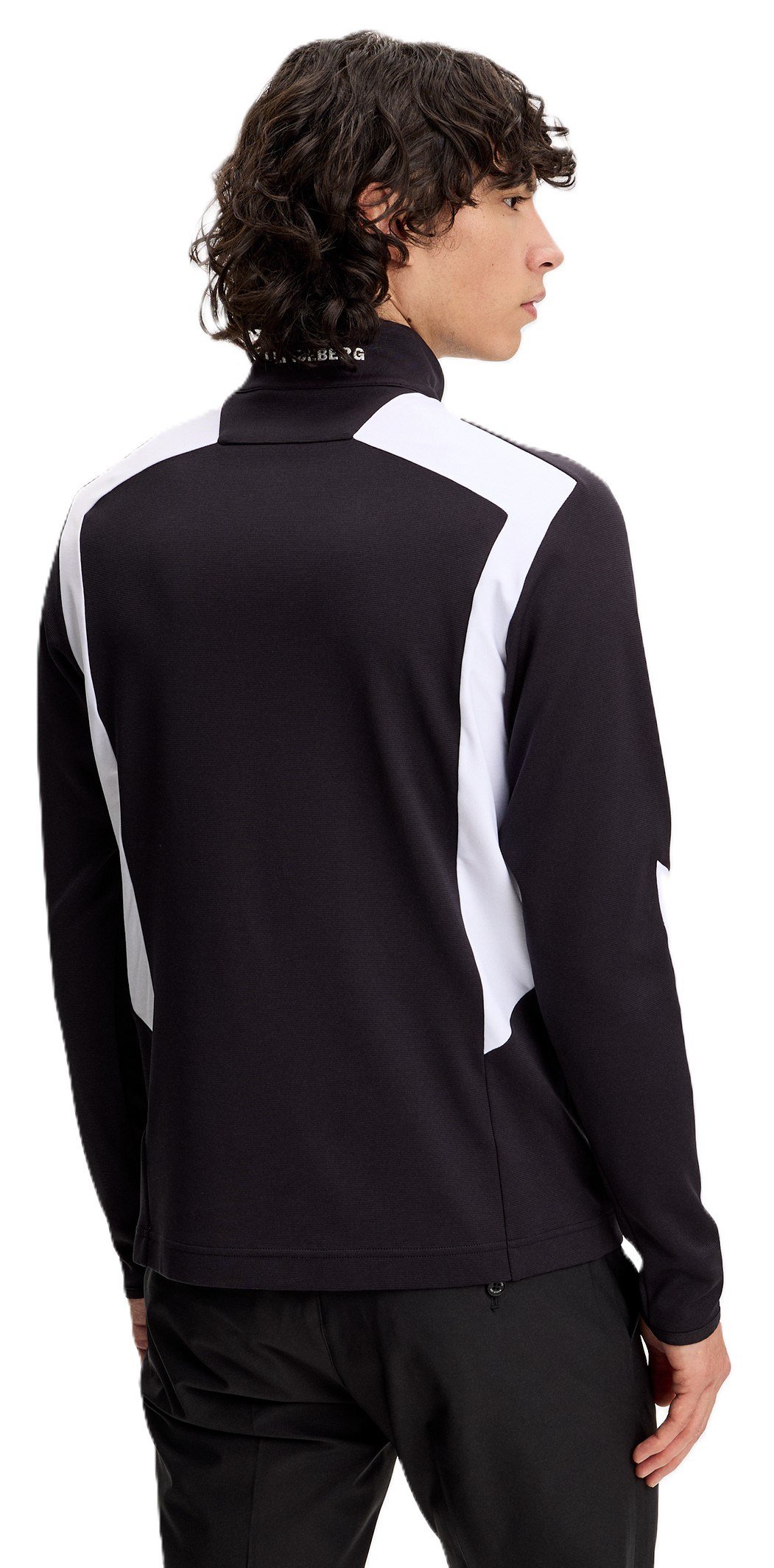 J.Lindeberg Lukas Quarter Zip men's sweatshirt, black