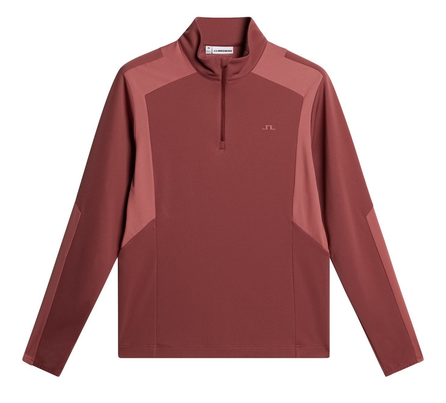 J.Lindeberg Lukas Quarter Zip men's sweatshirt, apple butter