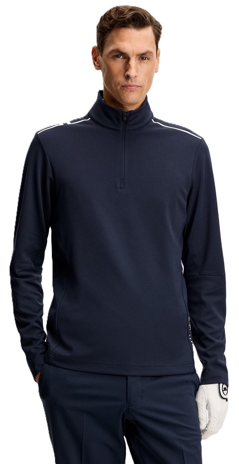 J.Lindeberg Leon Quarter Zip men's sweatshirt, JL Navy