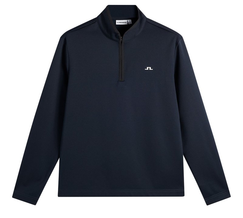 J.Lindeberg Clide Quarter Zip Mid Layer men's sweatshirt, JL Navy