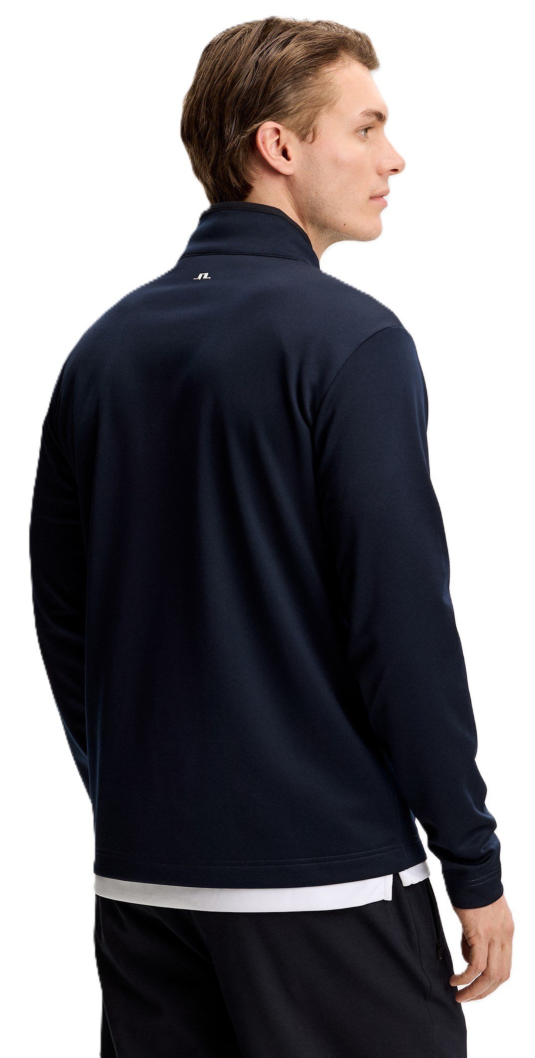 J.Lindeberg Clide Quarter Zip Mid Layer men's sweatshirt, JL Navy