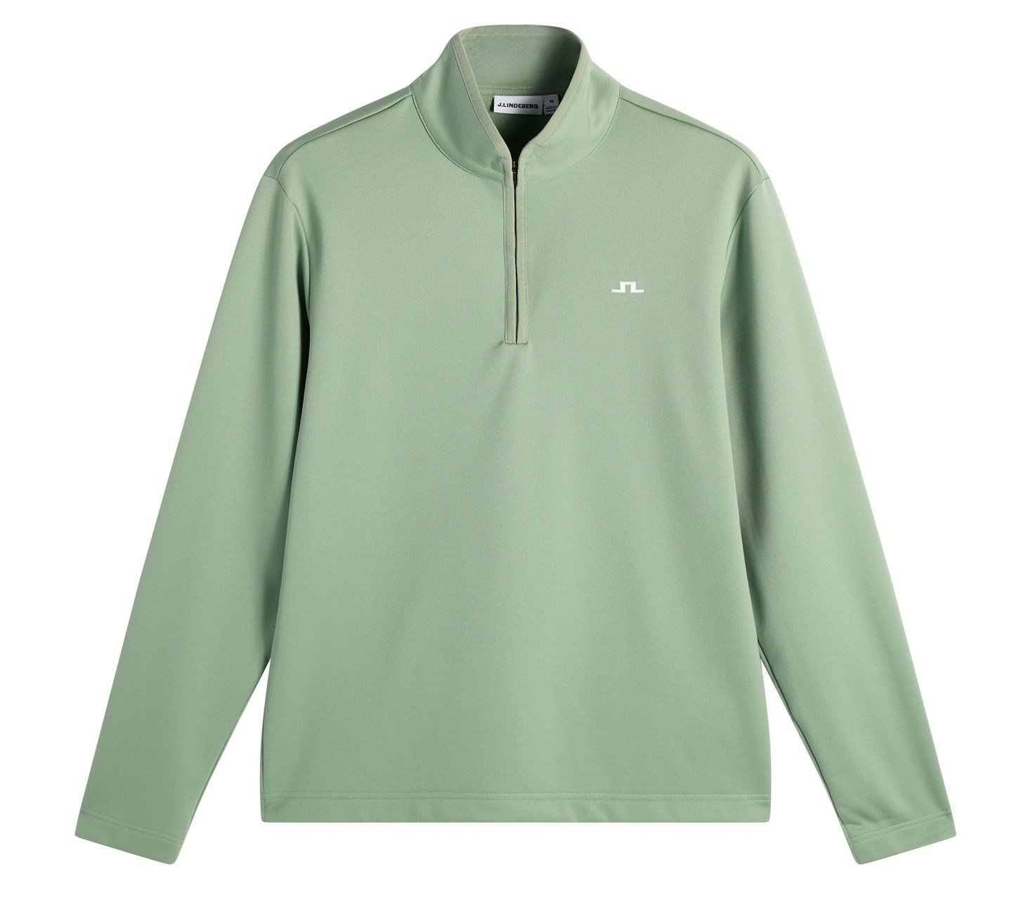 J.Lindeberg Clide Quarter Zip Mid Layer men's sweatshirt, hedge green