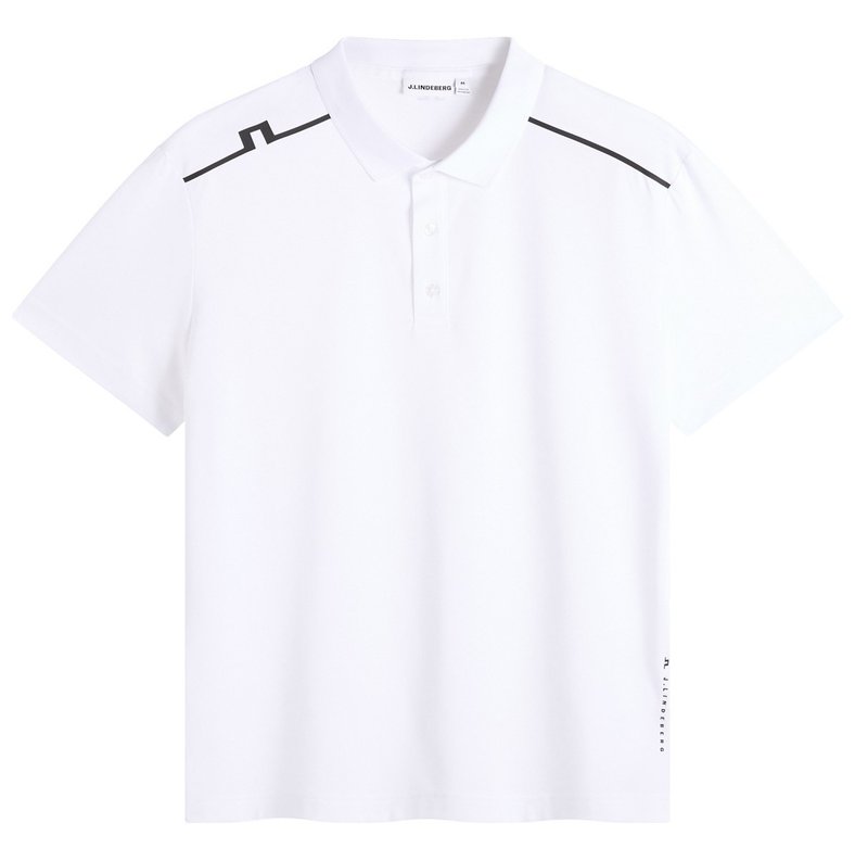 J.Lindeberg Lionel men's polo, white