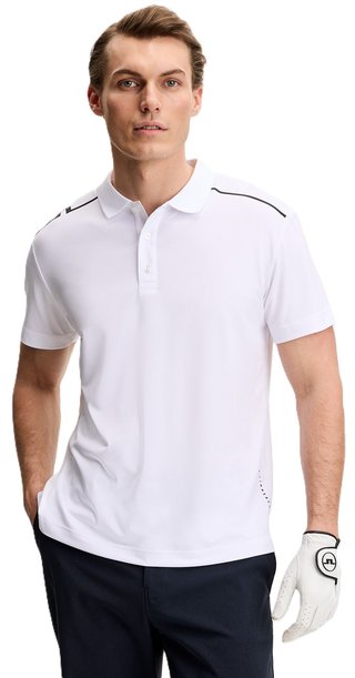 J.Lindeberg Lionel men's polo, white